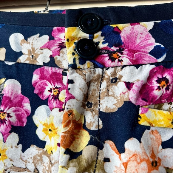 ANTHROPOLOGIE CARTONNIER Miniflora Charlie Ankle Trouser Pants—SZ. 4 - Picture 6 of 14